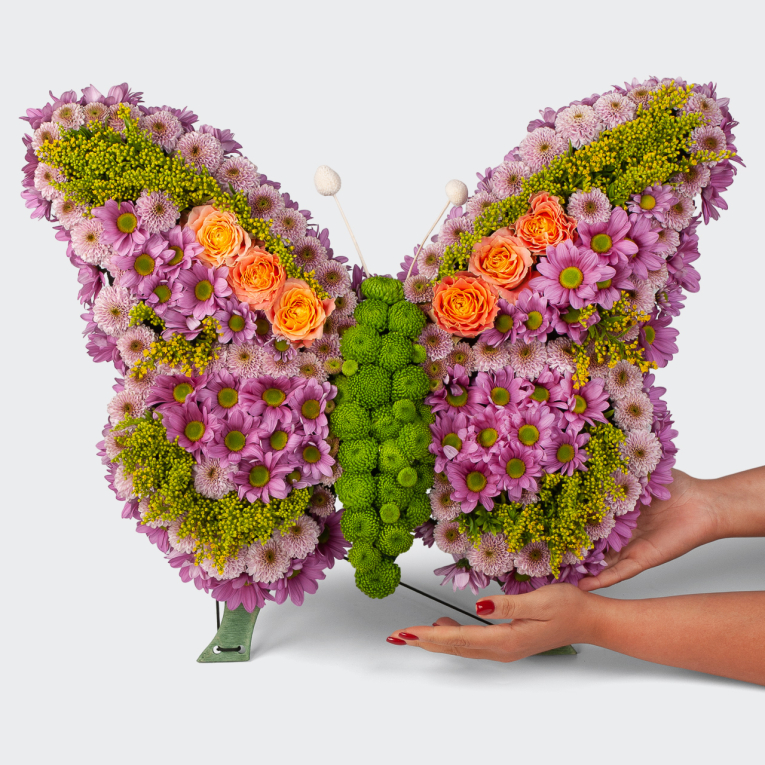 Композиция Крылья бабочки прихватка fissman в форме бабочки магнит