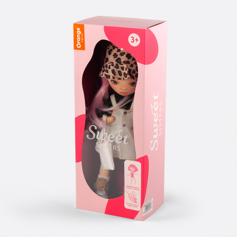 Кукла Billie в джинсовом сарафане (32 см) коляска трость для кукол пластиковый каркас