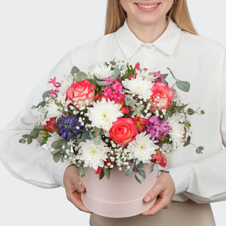 

Букет в коробке Акварельные сны