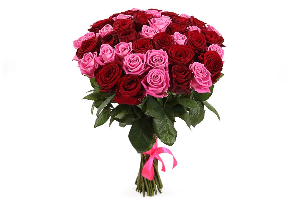 Букет Страсть и нежность, 51 роза мыло florinda фруктовая страсть ежевика и мускус 100 гр