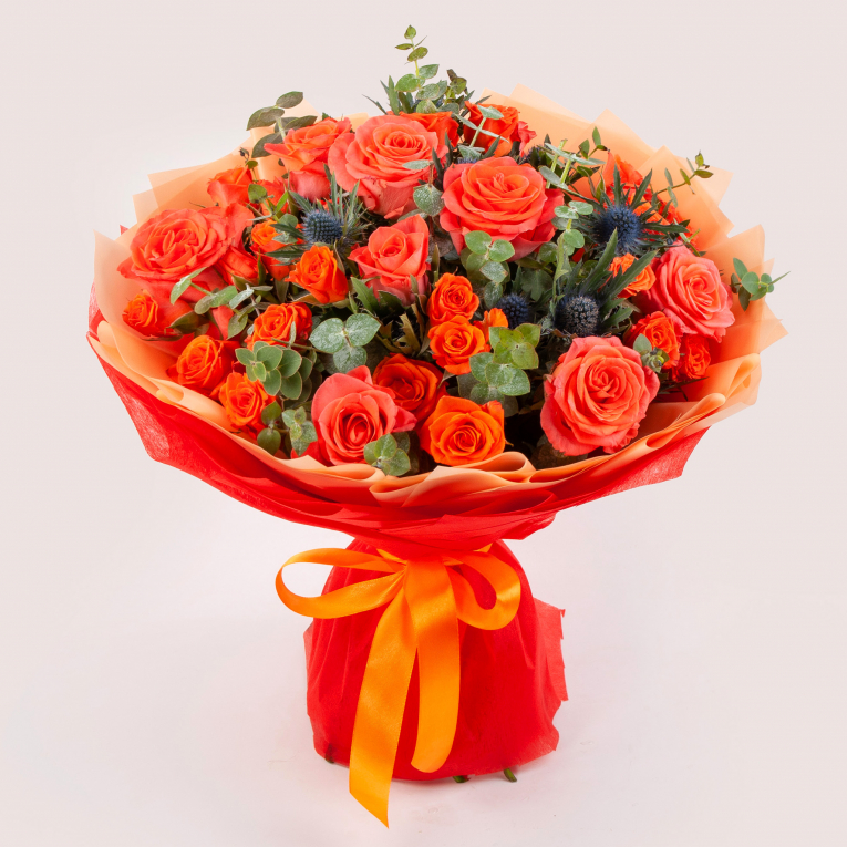 Букет цветов «Ванильный оазис» - закажи с бесплатной доставкой в Новосибирске от 30 мин