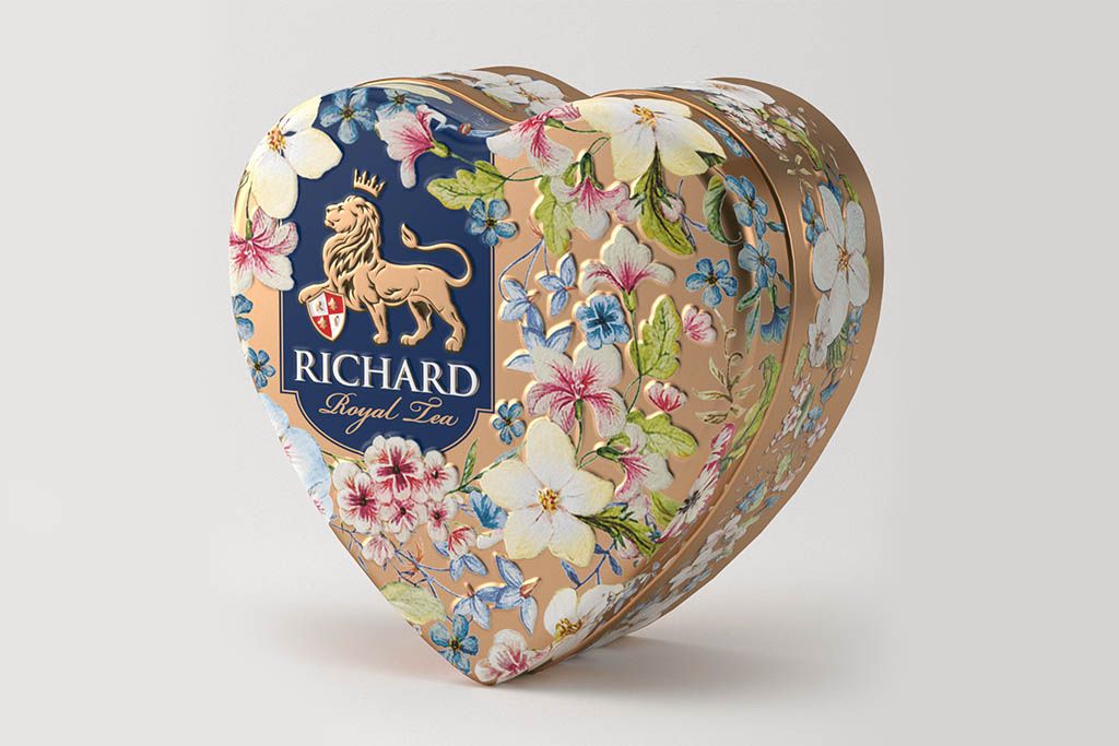 Чай Richard &quot;Royal Heart&quot; (золотое сердце) от СоюзЦветТорг