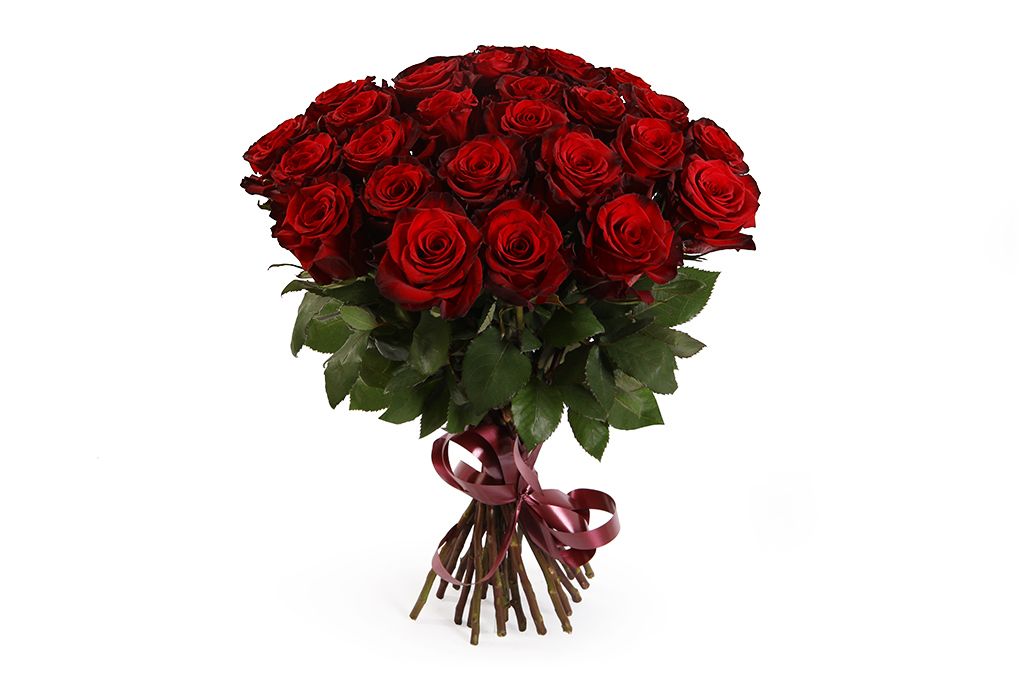 Букет из 25 красных роз Ред Париж букет розовое сердце