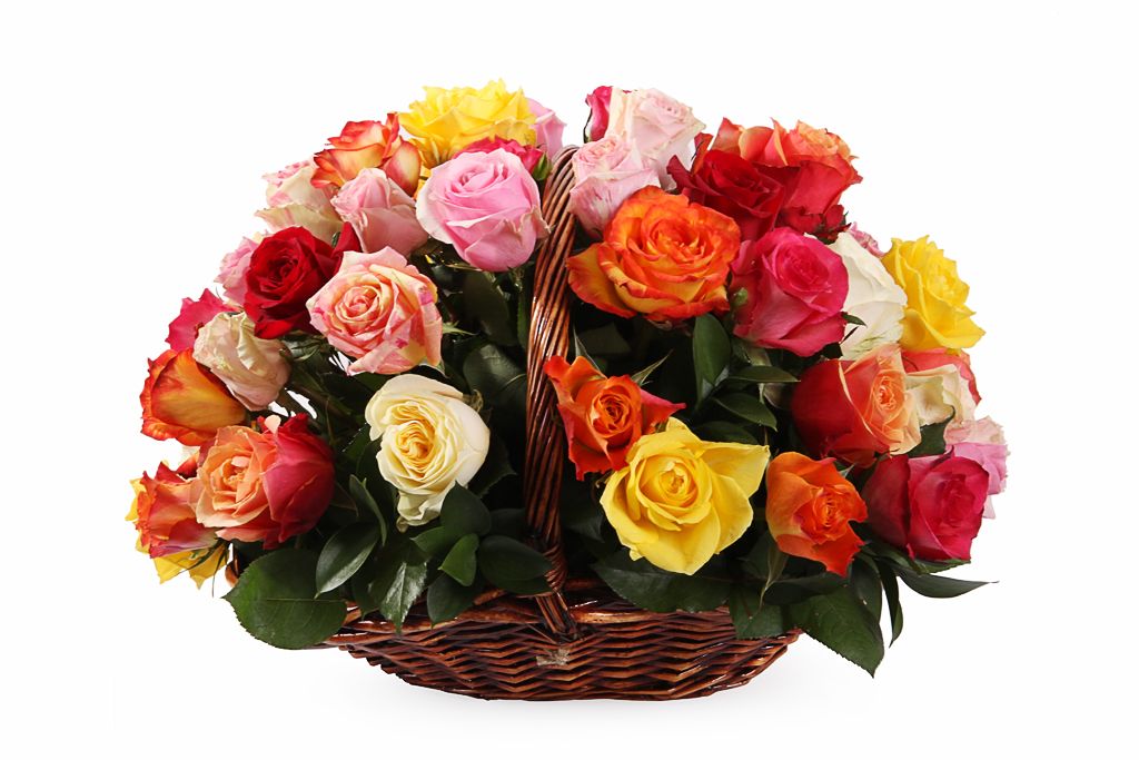 Букет Фламандская легенда (51 роза) в корзине букет розовое сердце