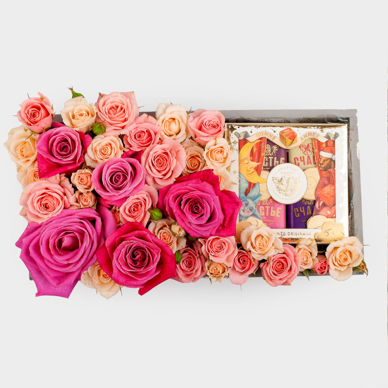 Композиция в кашпо Секрет на сладкое