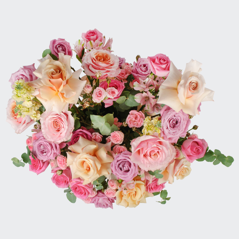 Букет в коробке Праздник сердца