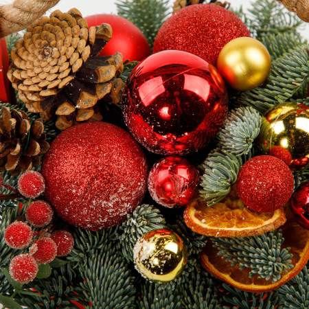 Композиция в кашпо Праздник в каждый дом