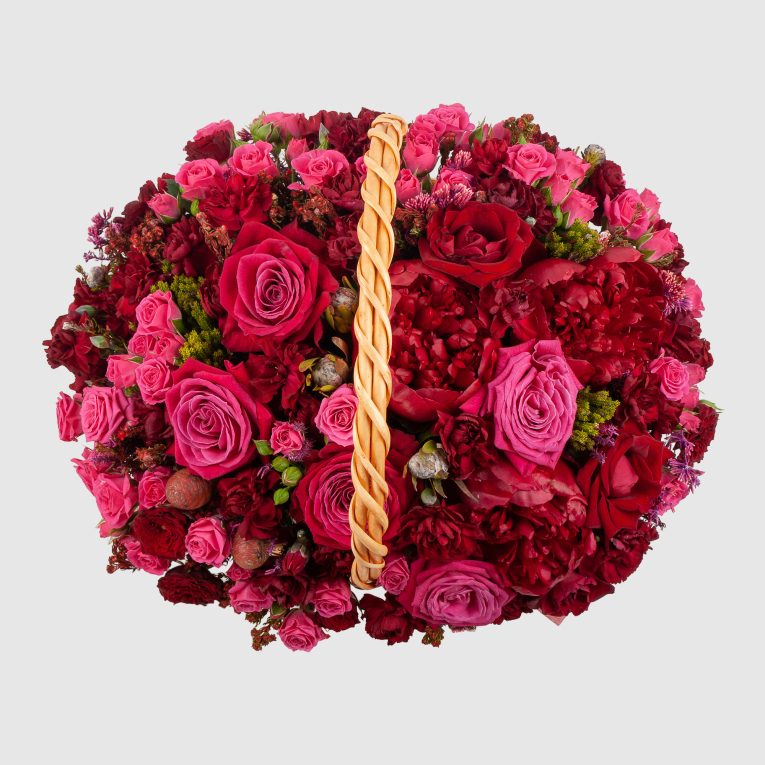 Букет в корзине Тайный поклонник