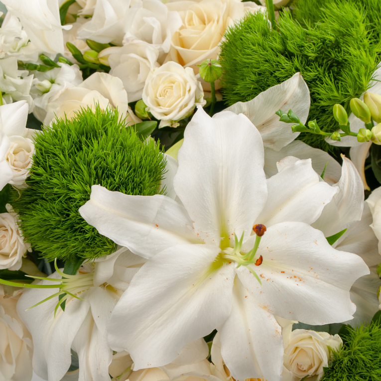 Букет в корзине Ангел утра