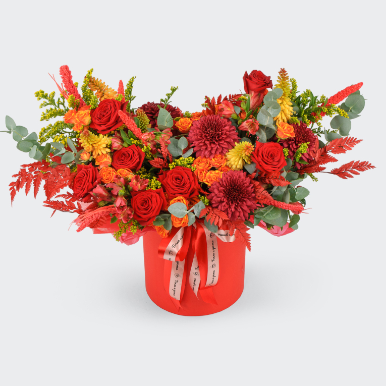 Букет в коробке Танец Кармен