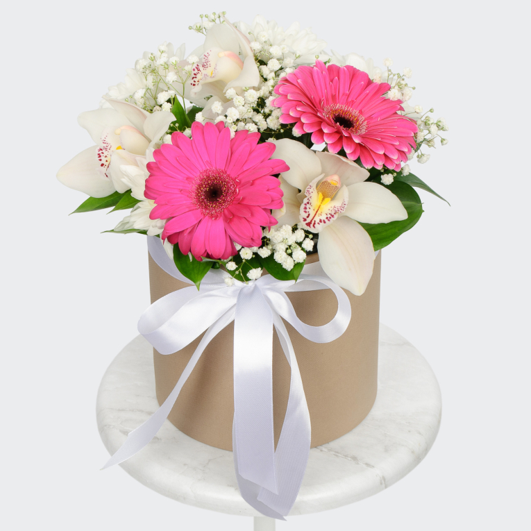 Букет в коробке Нежность в ладонях