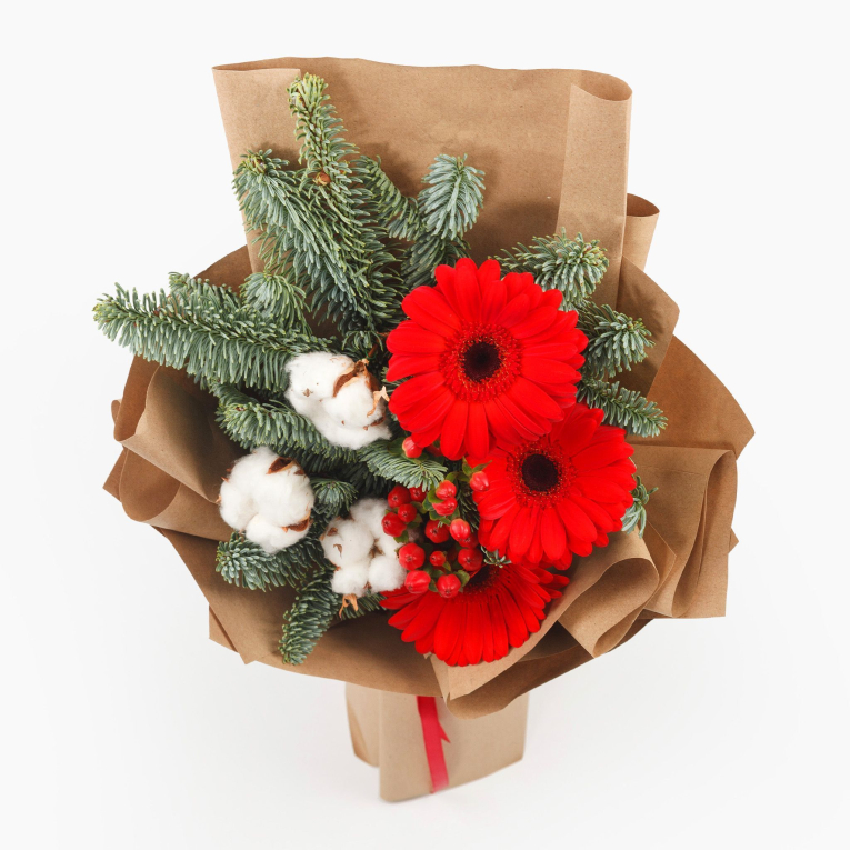 Букет Морозный румянец