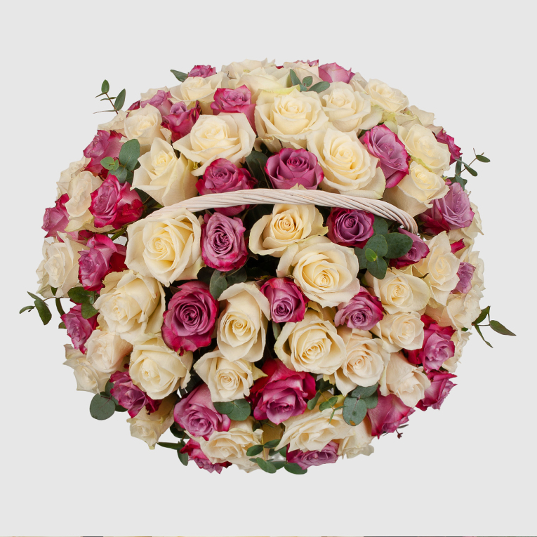 Букет в корзине Вера в чудо