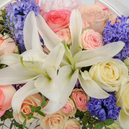 Букет в корзине Англичанка