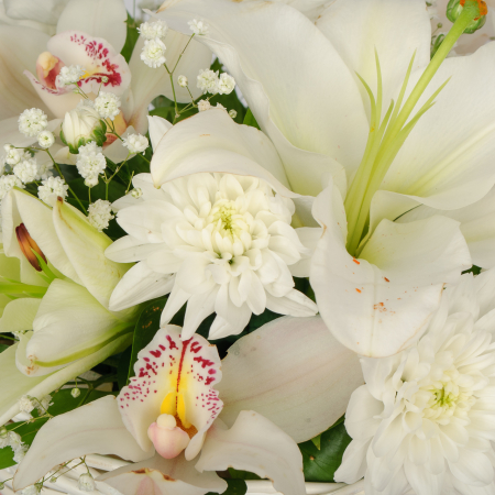 Букет в корзине Летний бриз