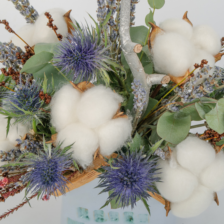 Цветы в кашпо Гнездышко для двоих