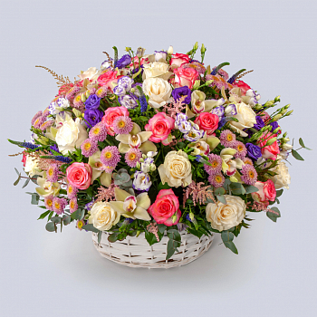 Букет в корзине Скарлетт О'Хара