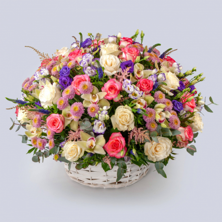 Букет в корзине Скарлетт О'Хара