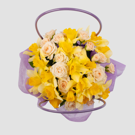 Букет в коробке Весенняя посылка