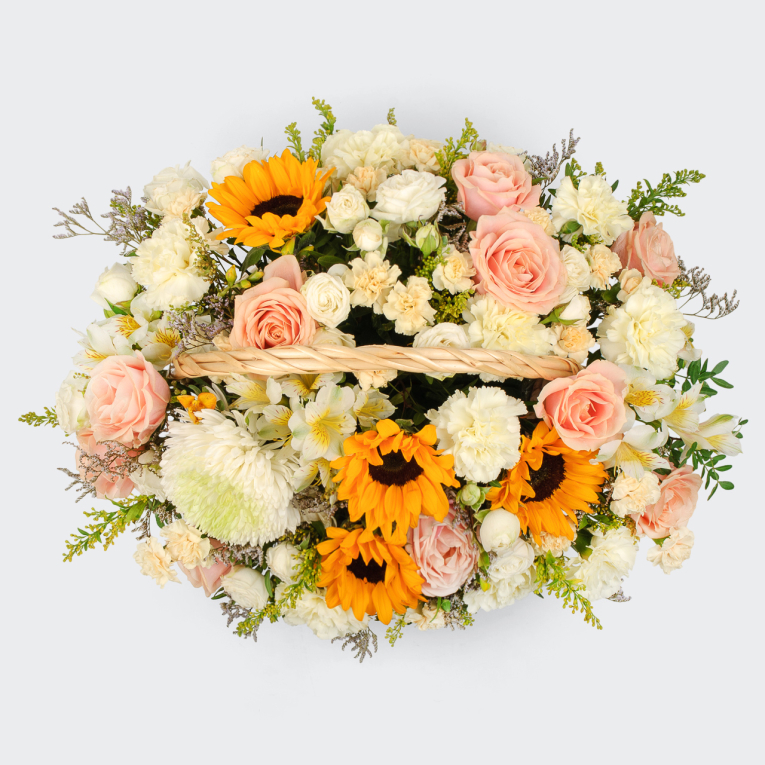 Букет в козине Утренний променад