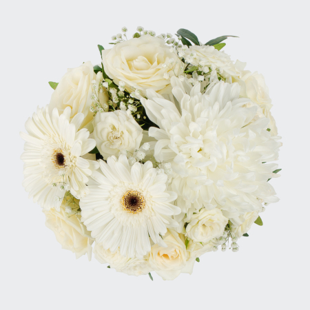 Букет в коробке Белое сияние
