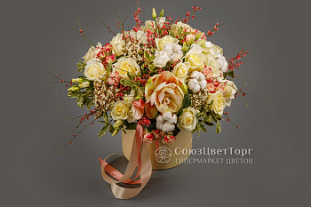 Букет в коробке Снова о любви