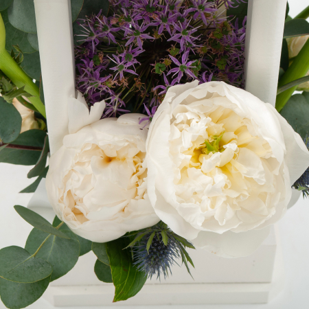 Композиция в кашпо Свет любви