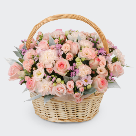 Букет в корзине Рассветный час