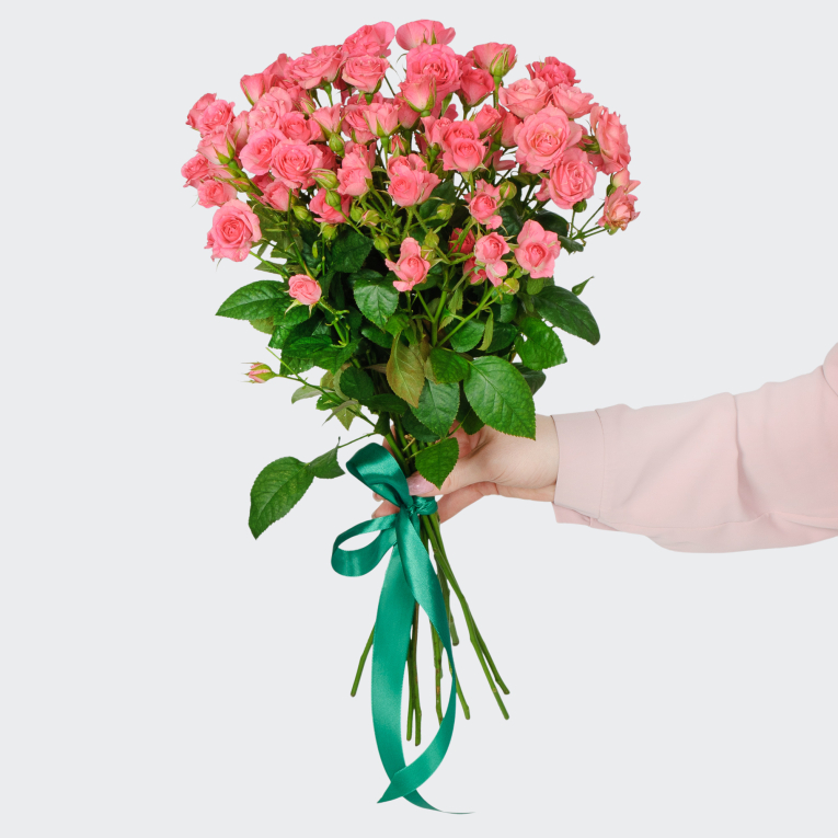 Букет 11 кустовых роз Лидия (50 см)