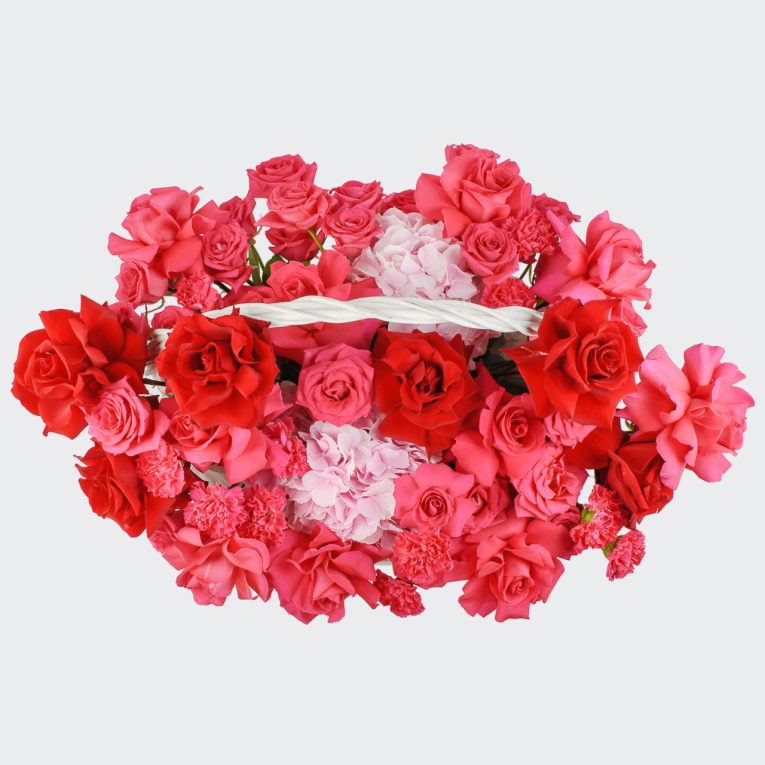 Букет в корзине Любовная фантазия