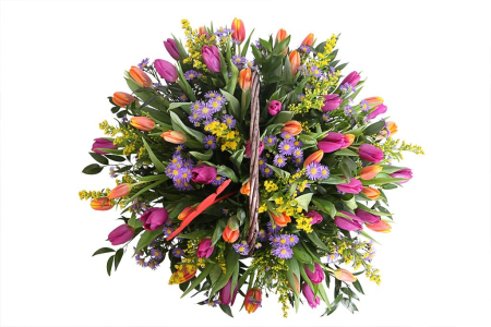 Солнечный апрель в корзине