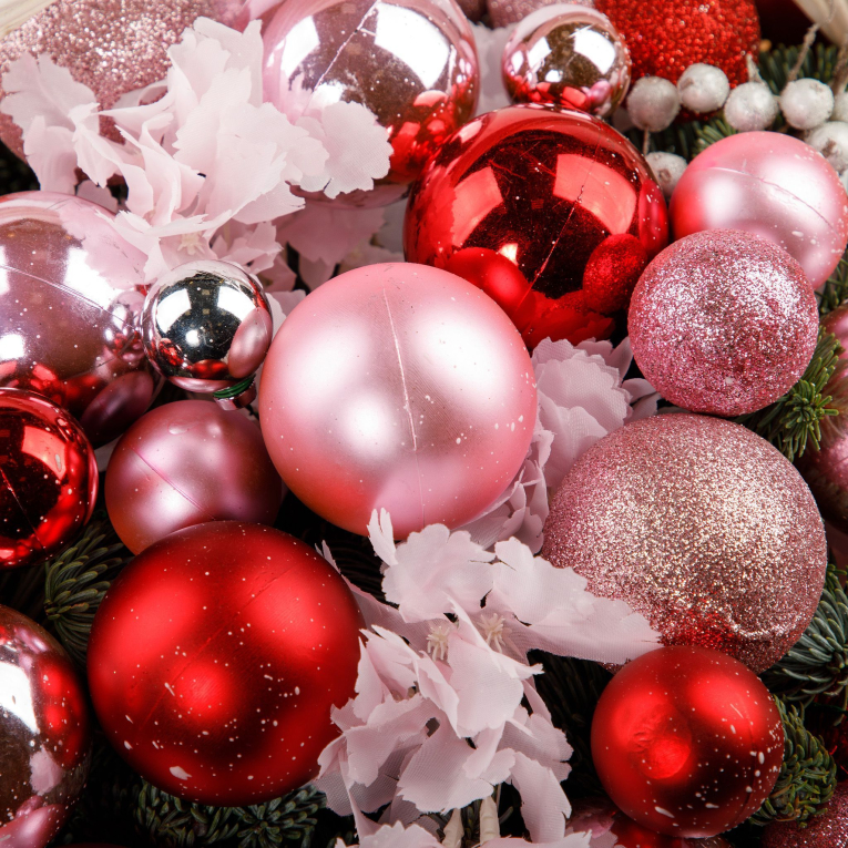 Композиция в корзине Морозный рассвет