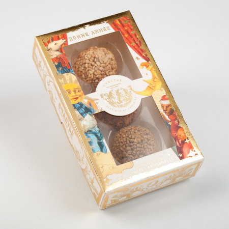 Набор шоколадных гранд трюфелей «Счастье» №3 (3 шт.)