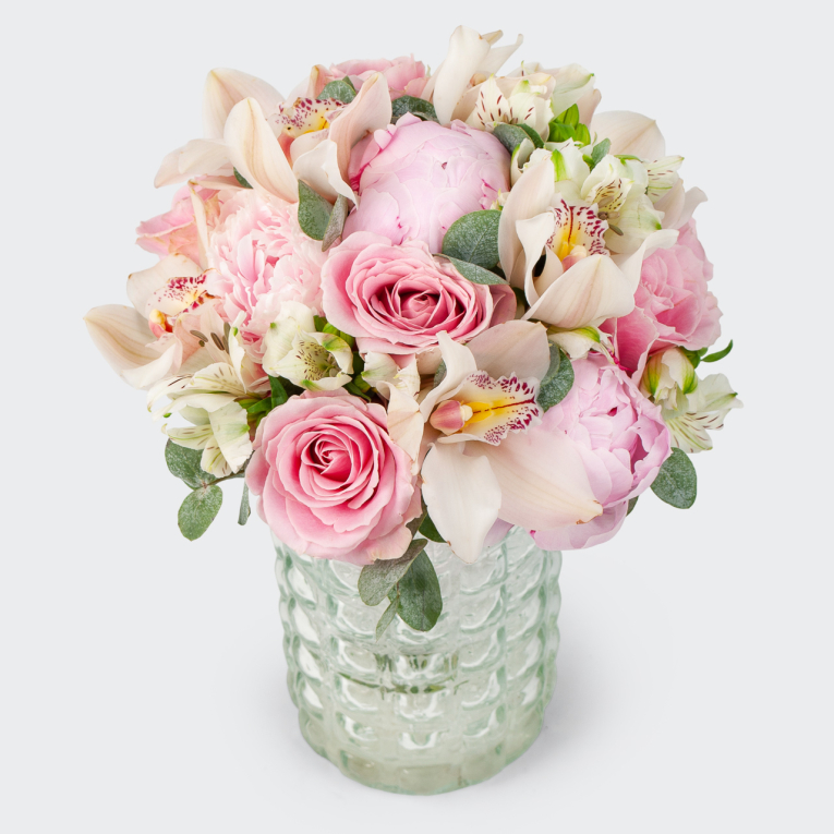 Букет невесты с орхидеями Леона