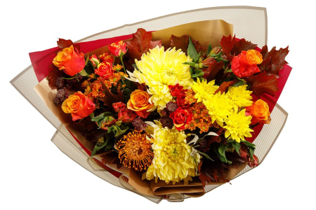 Букет Осенний пожар