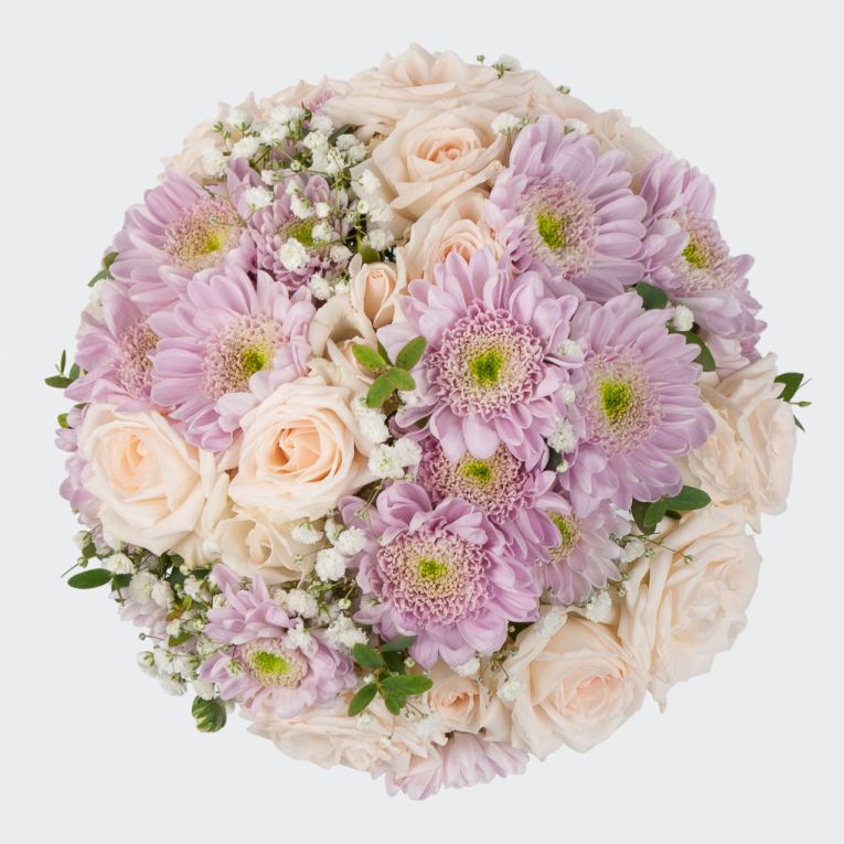 Букет невесты с хризантемами Матильда