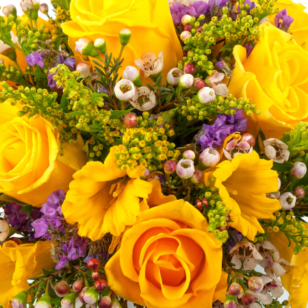 Букет в коробке Золото весны