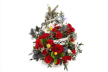 Букет Птичка певчая