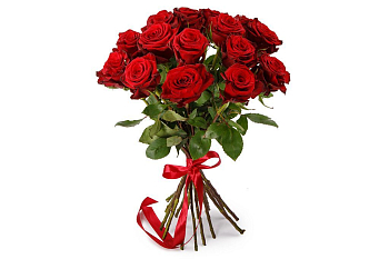 Букет из 15 красных роз Фридом