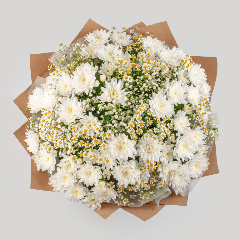 Букет из ромашек Полянка чудес