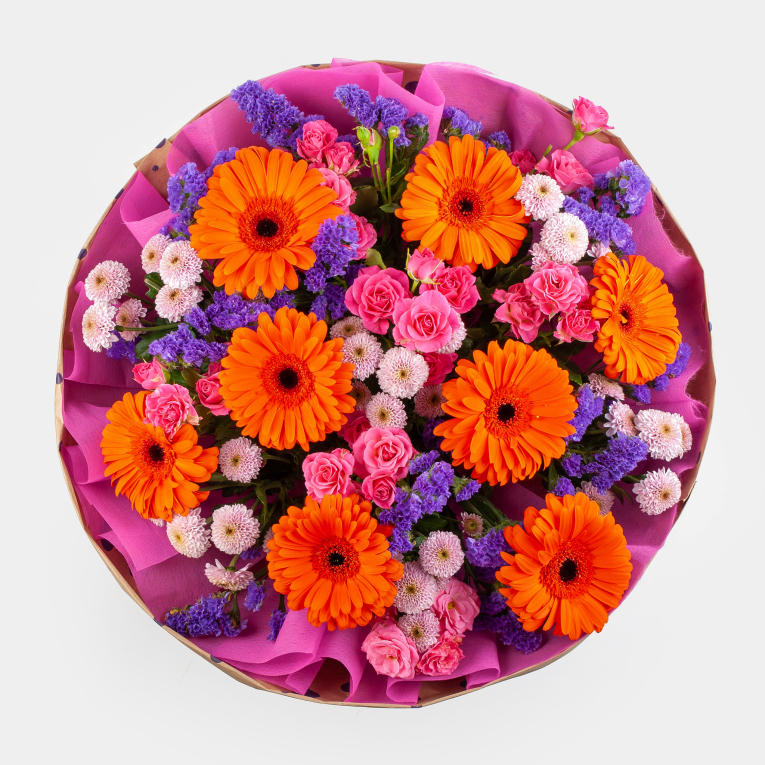 Букет с герберами Счастливая находка