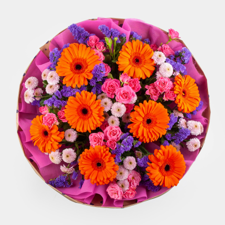 Букет с герберами Счастливая находка