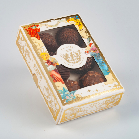 Набор шоколадных трюфелей «Счастье» №2 (6 шт.) 