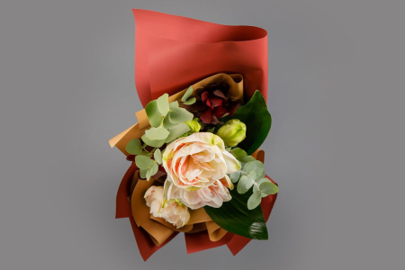 Букет с гиппеаструмами Акцент