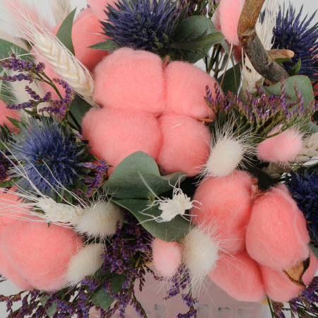 Цветы в кашпо Сиреневый туман