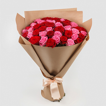 Букет 51 роза Старинные розы