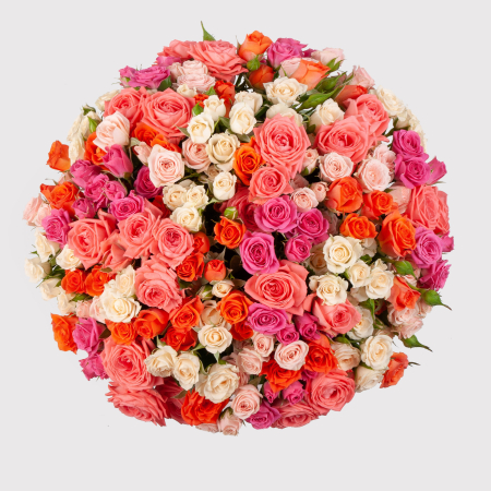 Букет в зеленой коробке Чудное мгновение (51 роза)