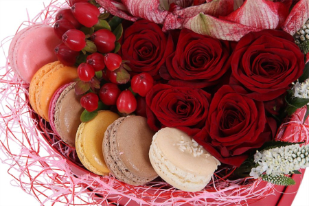 Букет Лучи заката в коробке