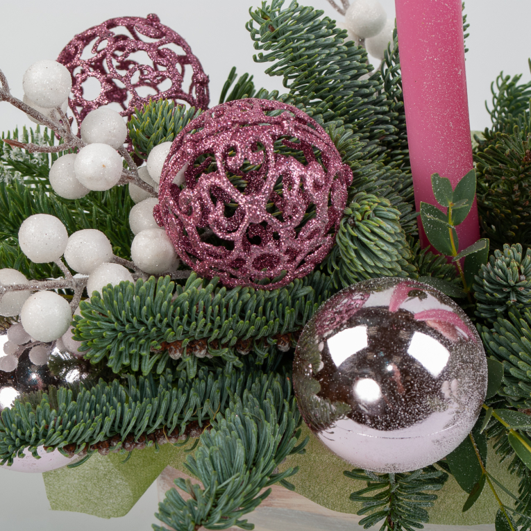 Композиция в кашпо Магия зимнего леса