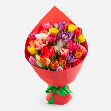 Букет из тюльпанов Пора любви (макси)